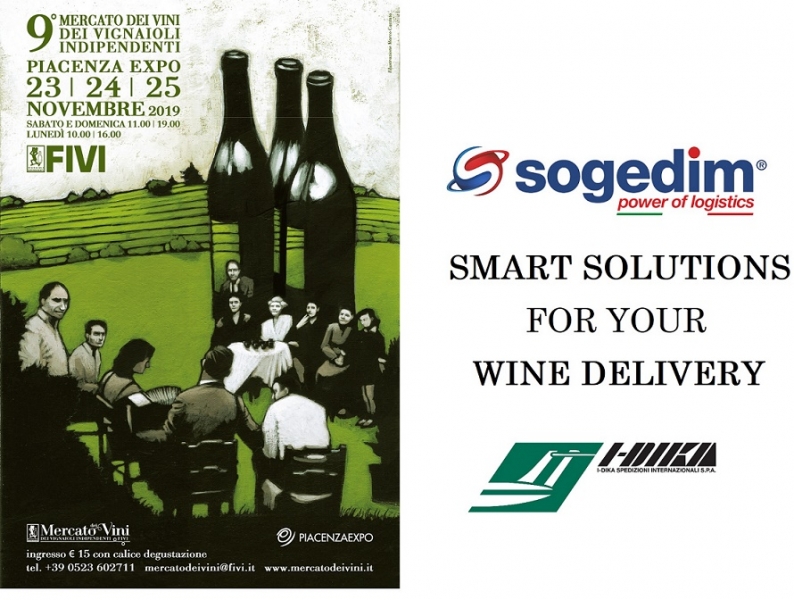 Sogedim con I-Dika a Piacenza per la nona edizione del Mercato dei Vini dei Vignaioli Indipendenti