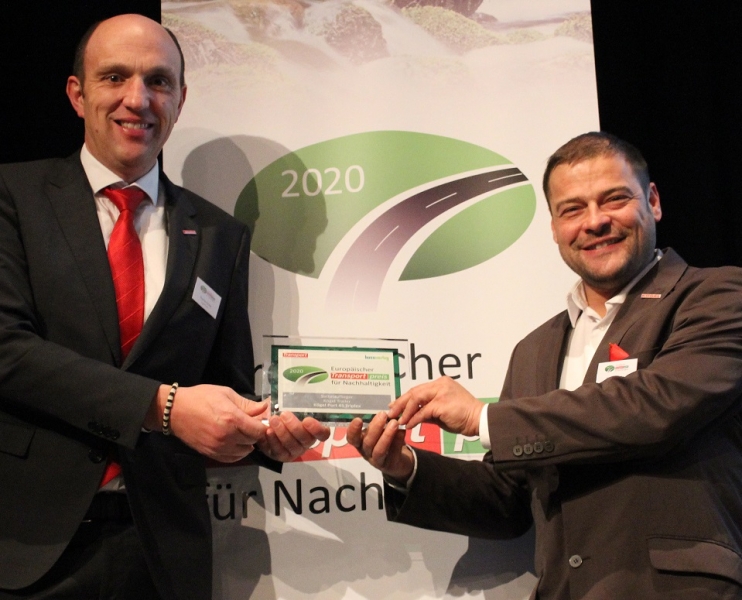 Kögel si aggiudica il premio europeo per il trasporto per la sostenibilità 2020