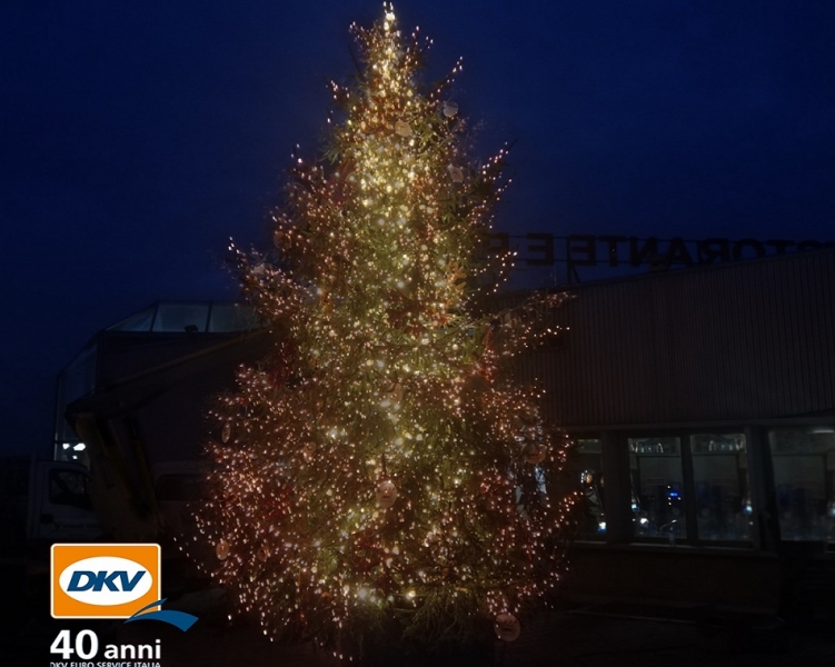 Grazie a DKV, all'autoparco Brescia EST è arrivato il Natale!
