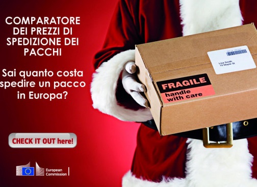 UE: online il comparatore del costo di spedizione dei pacchi