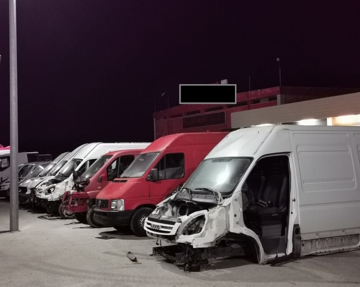 Cerignola: trovata centrale di riciclaggio di camion rubati
