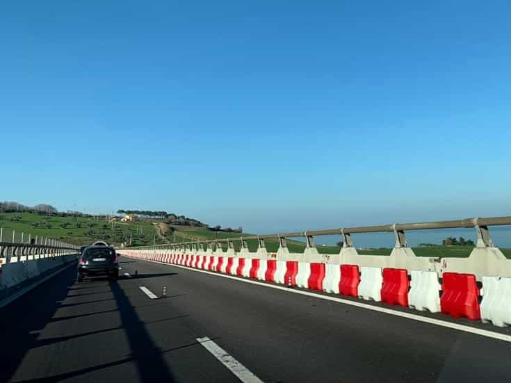A14 chiude 48 notti per lavori sul viadotto Cerrano