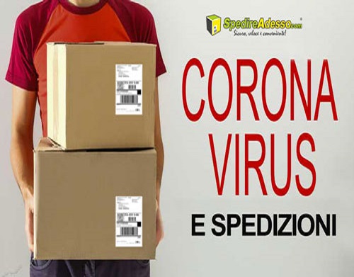 SpedireAdesso.com: il Coronavirus non blocca la spedizione pacchi