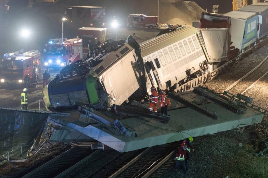 Germania: treno merci deragliato, un morto