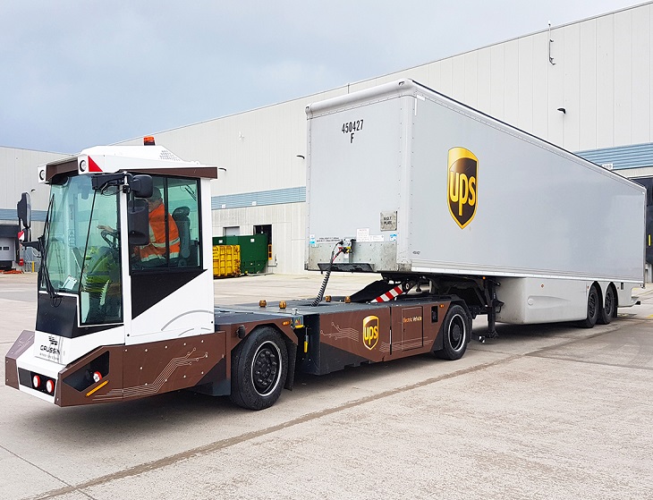 Ups e Gaussin: primi test sui veicoli elettrici a guida autonoma per spostare i rimorchi