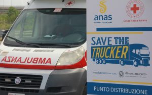 Save the Trucker, la Croce rossa fornisce ai camionisti materiali e consigli anti contagio