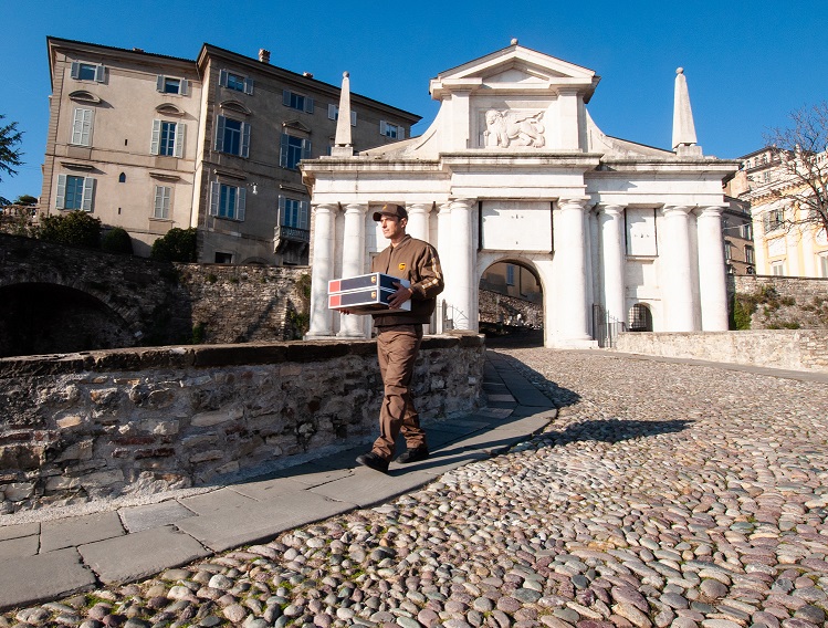 UPS supporta Bergamo nel fronteggiare il Coronavirus