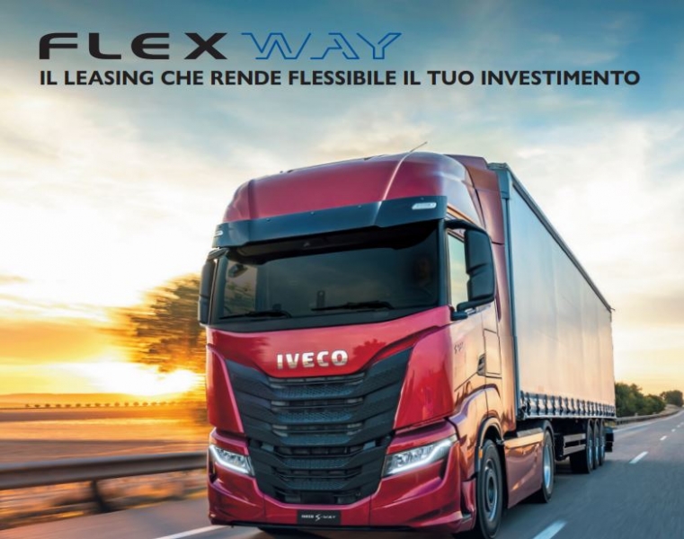 IVECO presenta FLEXWAY, una soluzione di leasing innovativa su misura per il cliente e flessibile al 100 per cento
