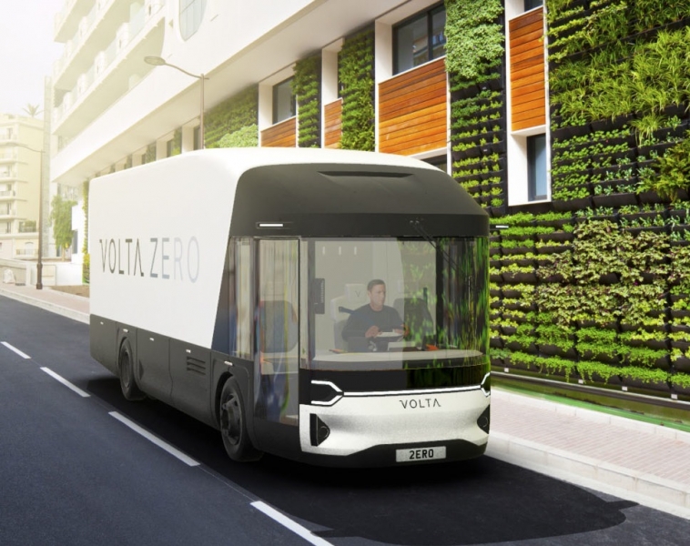 Volta Zero, il camion elettrico fatto di lino e resina