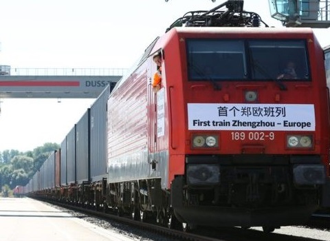 Cina: treni merci per l'Europa aumentano del 68 per cento