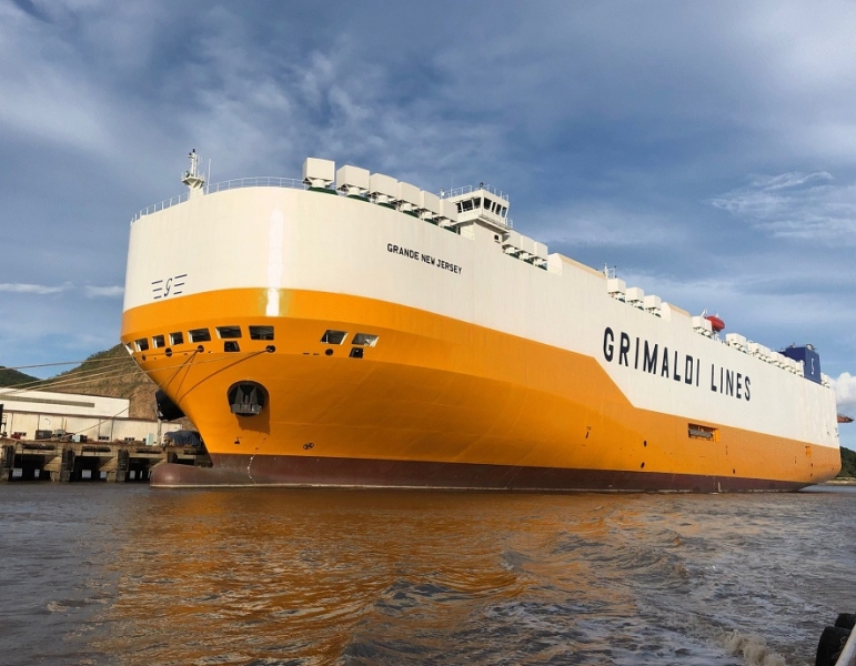 Il Gruppo Grimaldi prende in consegna la Grande New Jersey