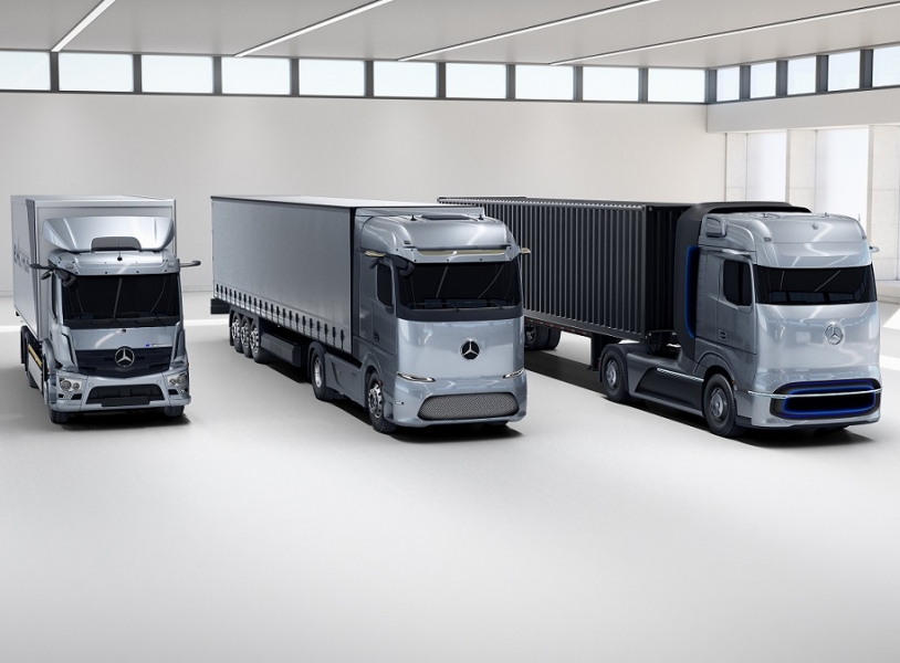 Anteprima mondiale del concept truck Mercedes-Benz con celle a combustibile