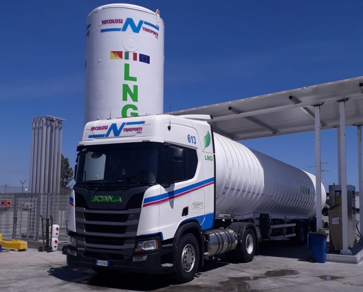 Nicolosi Trasporti inaugura la prima stazione di LNG in Sicilia