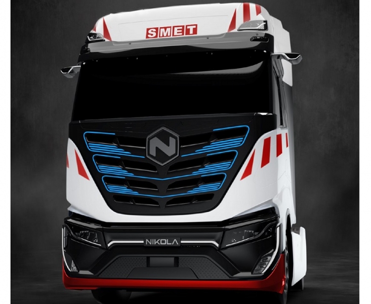 Nikola Tre: camion elettrici e ad idrogeno per il Gruppo Smet