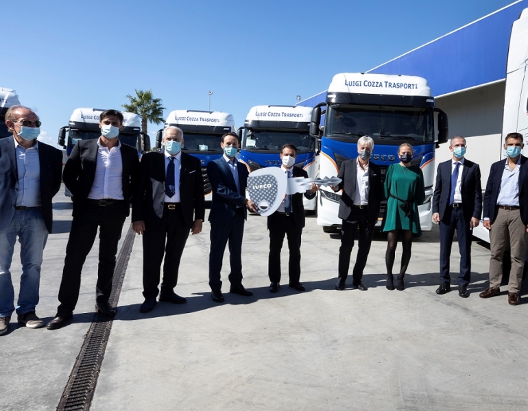 Consegnati 50 IVECO S-WAY di una fornitura di 120 veicoli all'azienda LCT di Catania