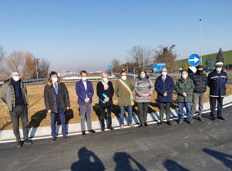 Finiti i lavori legati alla nuova rotatoria viabile del comparto Nord dell'Interporto di Torino