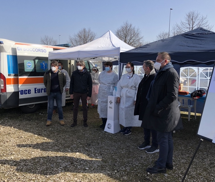 Allestito Covid Point presso l'interporto Quadrante Europa Di Verona