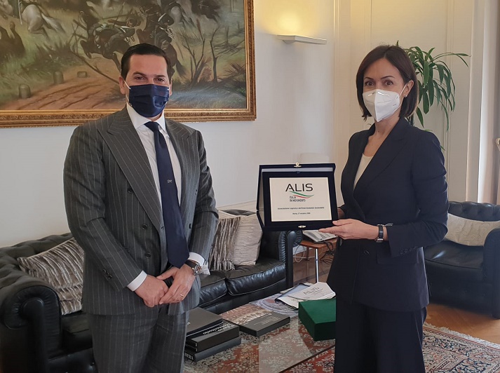 Alis incontra il Ministro per il Sud e la Coesione territoriale On. Mara Carfagna