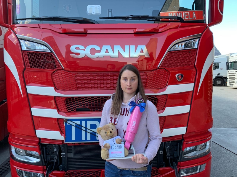 Sabo Rosa, Manuela Brunner eletta camionista dell'anno 2021