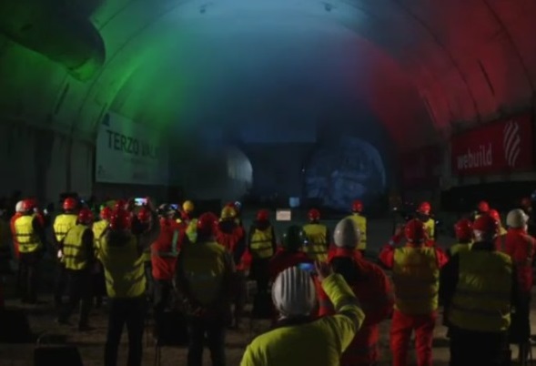Completata la galleria Serravalle della Ferrovia Terzo Valico