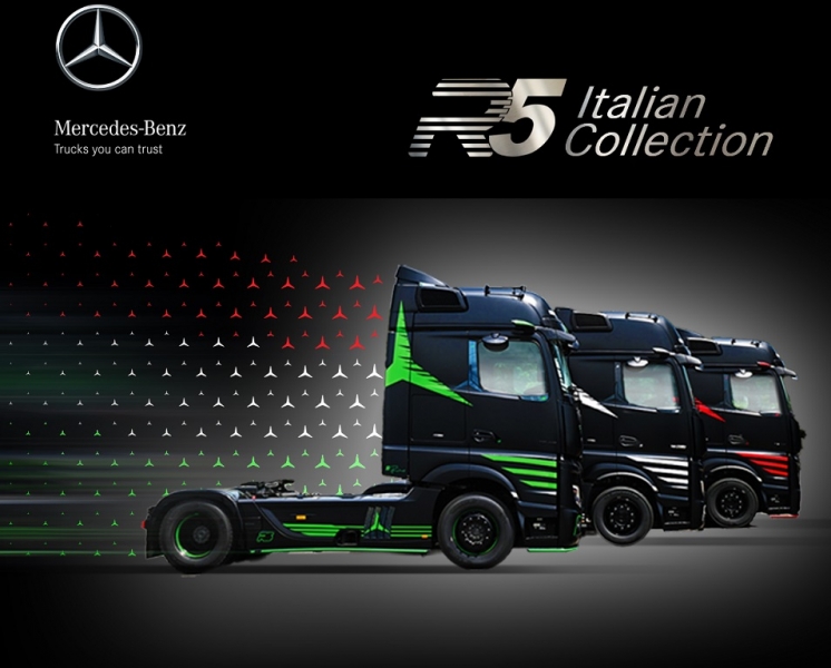 Mercedes-Benz Actros R5 Italian Collection: il tributo della Stella all’Italia che riparte