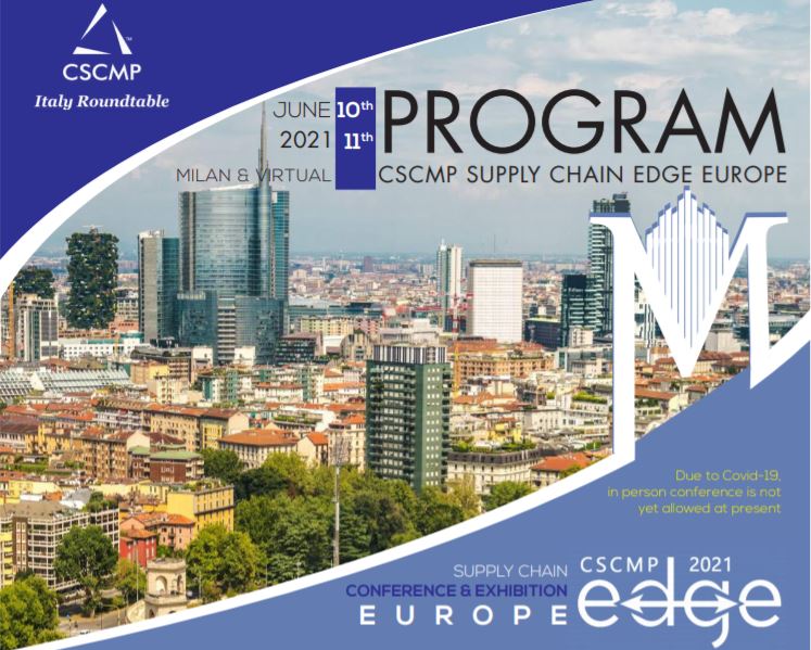Per la prima volta in Italia la 5^ edizione di ''Supply Chain Edge Europe''