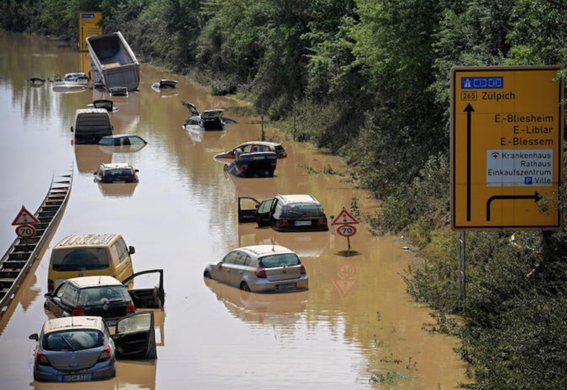 Alluvione in Germania e Belgio, più di 600 chilometri di ferrovia interrotta