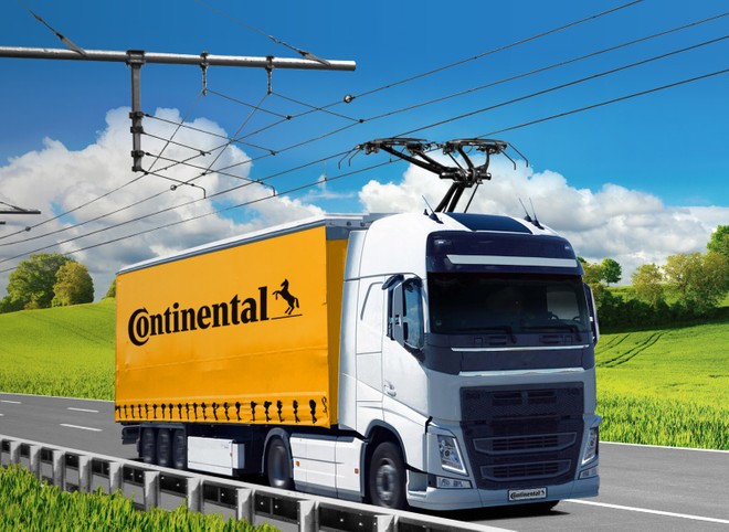 Camion elettrici: Continental e Siemens insieme per la ricarica in movimento