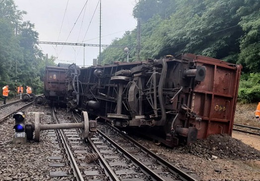 Ferrovie: deraglia treno merci in Repubblica Ceca, traffico nel caos