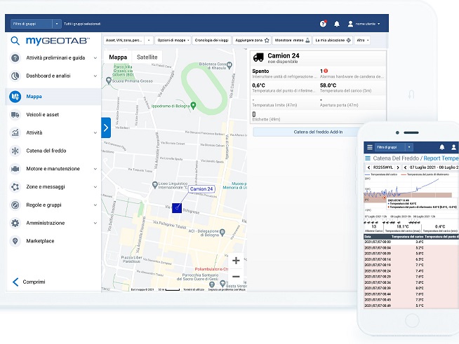 Geotab lancia la soluzione per il trasporto refrigerato per contribuire a ottimizzare le consegne dell'ultimo miglio