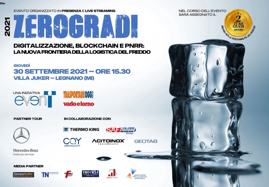 Evento ZeroGradi: Digitalizzazione, Blockchain e PNRR, la nuova frontiera della logistica del freddo