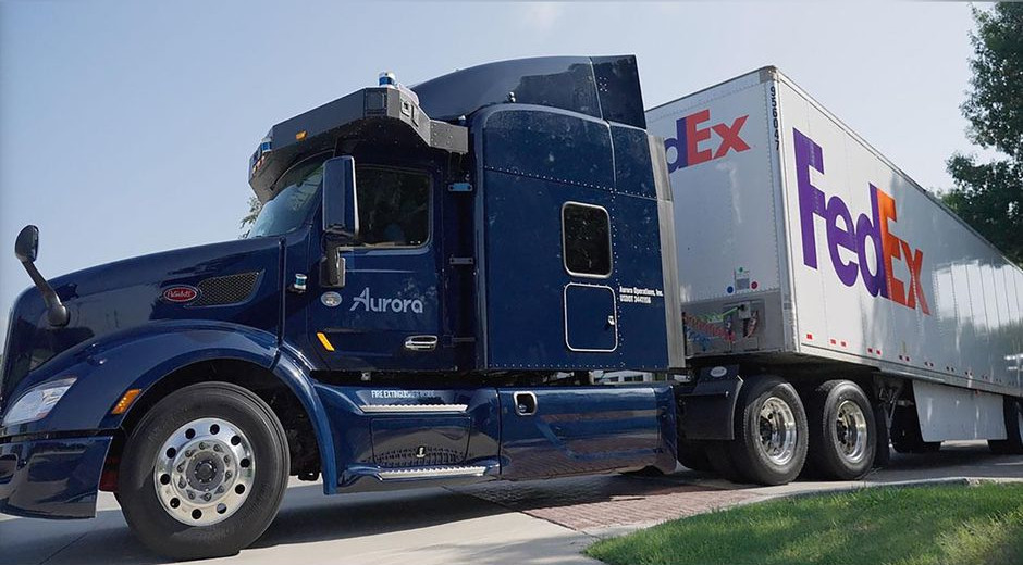 FedEx insieme ad Aurora e Paccar per una logistica a guida autonoma