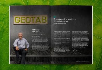 Geotab presenta il primo Sustainability Report