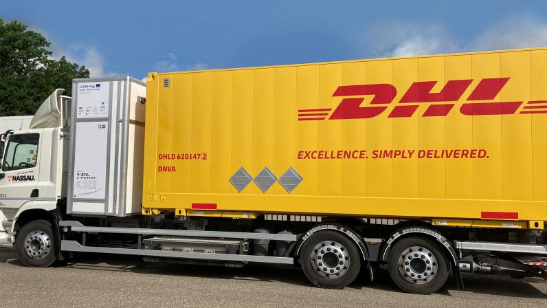 DHL Express, iniziati i test con il camion a idrogeno