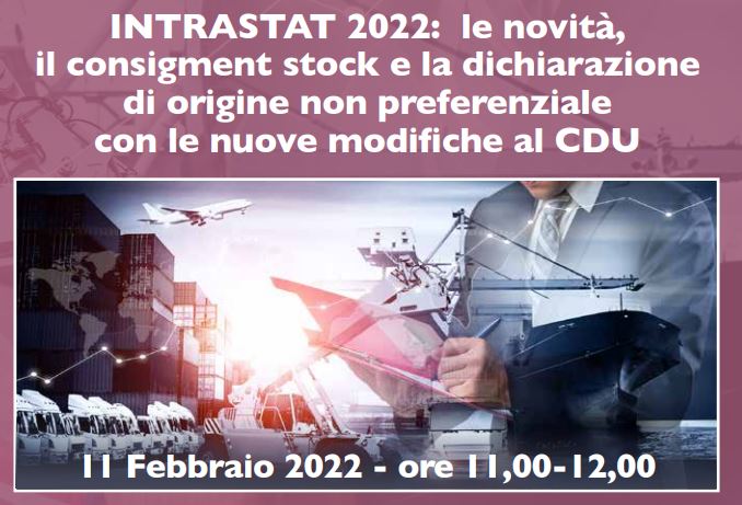 Webinar ''INTRASTAT 2022''