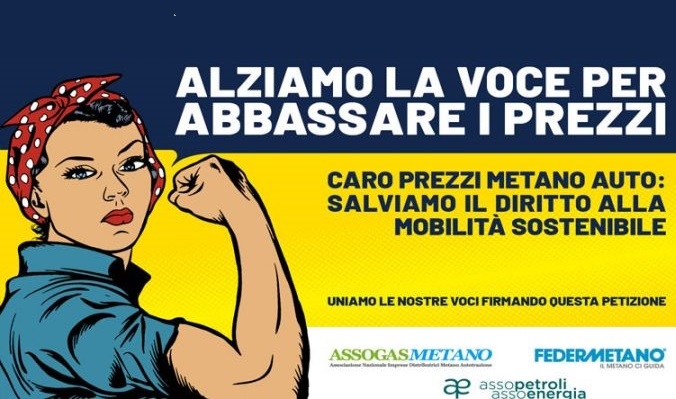Caro metano, al via la petizione per abbassare i costi