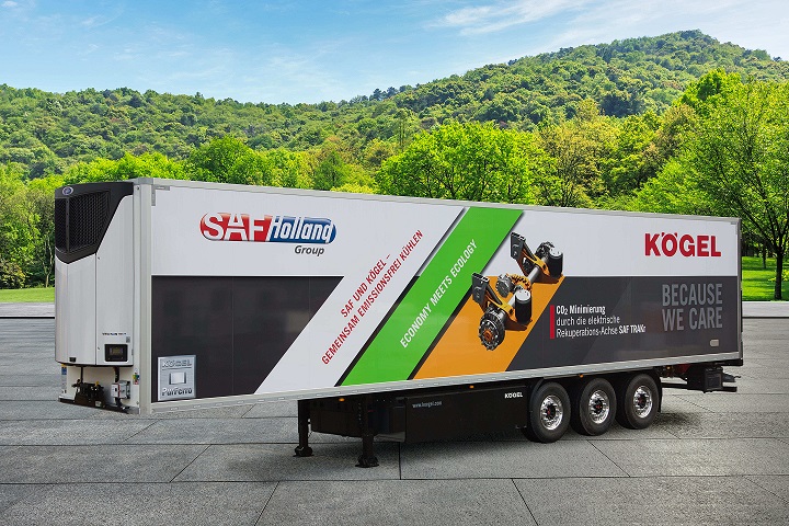 Merci refrigerate con impatto di CO2 ecocompatibile