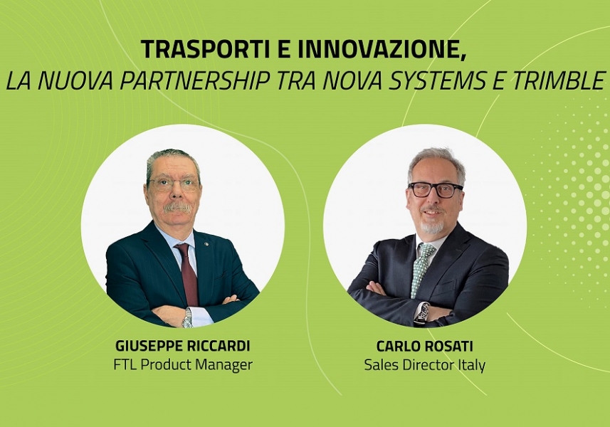 Nova Systems e Trimble insieme per innovare il settore dei trasporti