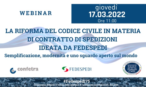 Convegno di presentazione delle modifiche al codice civile sul contratto di spedizioni
