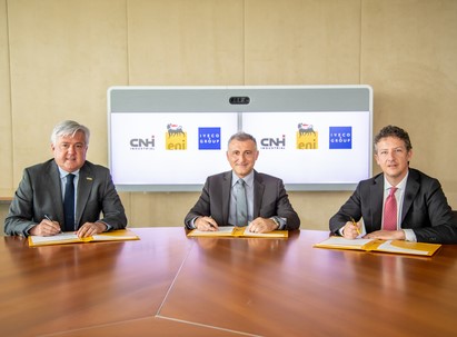 Eni, Cnh e Iveco Group insieme per la sostenibilità