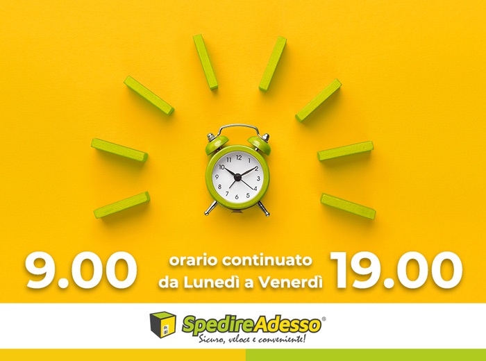 SpedireAdesso.com passa all’orario continuato