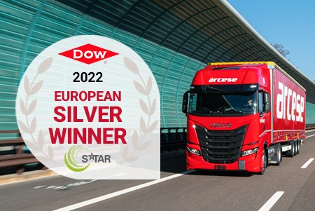 Arcese premiata da Dow con l’European Silver Award 2022