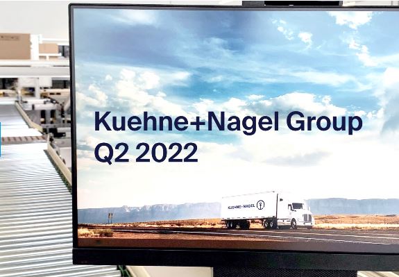 Primo semestre 2022 positivo per Kuehne+Nagel