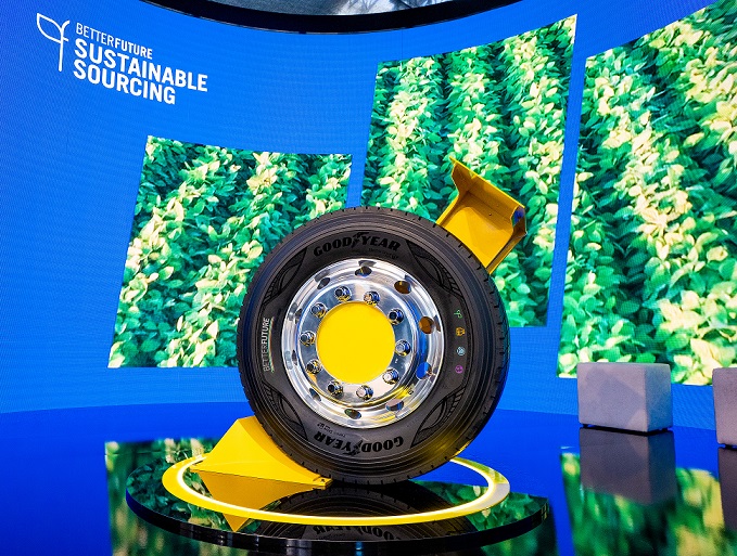 GOODYEAR presenta un pneumatico realizzato con il 63 per cento di materiali sostenibili