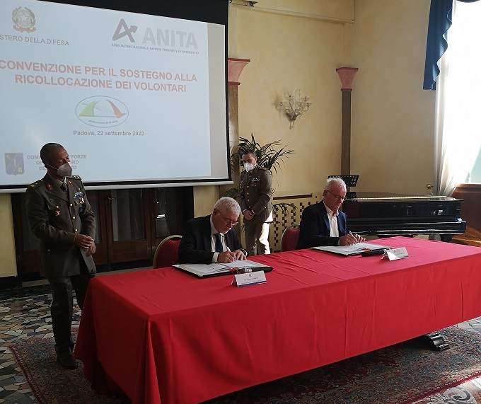 ''Forze Armate e accademia dell'autotrasporto'': la convenzione per favorire la ricollocazione dei congedati