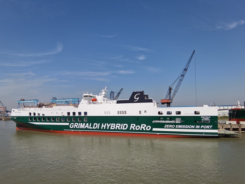 La Eco Italia entra nella flotta Grimaldi