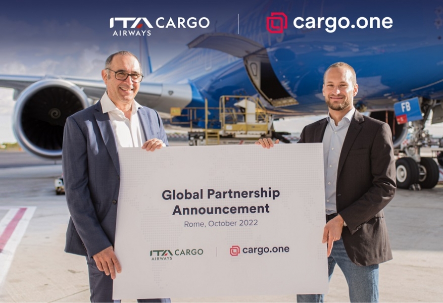 ITA Airways si apre alle vendite online con cargo.one