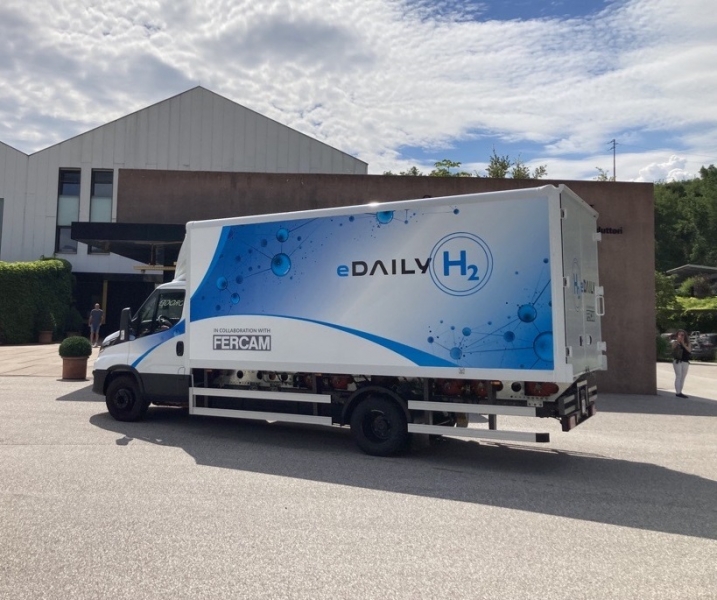 FERCAM inizia sperimentazione della distribuzione a idrogeno con il nuovo eDaily di Iveco