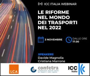 Webinar ''Le riforme nel mondo dei trasporti nel 2022''