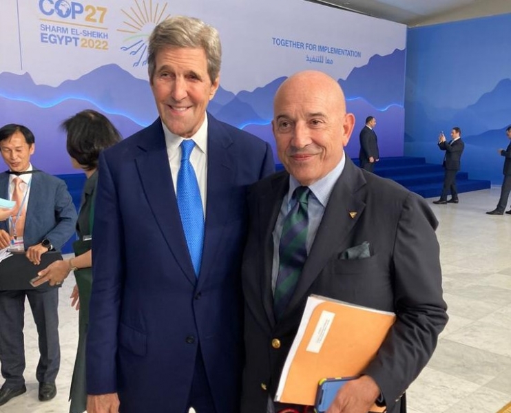 Emanuele Grimaldi alla COP27